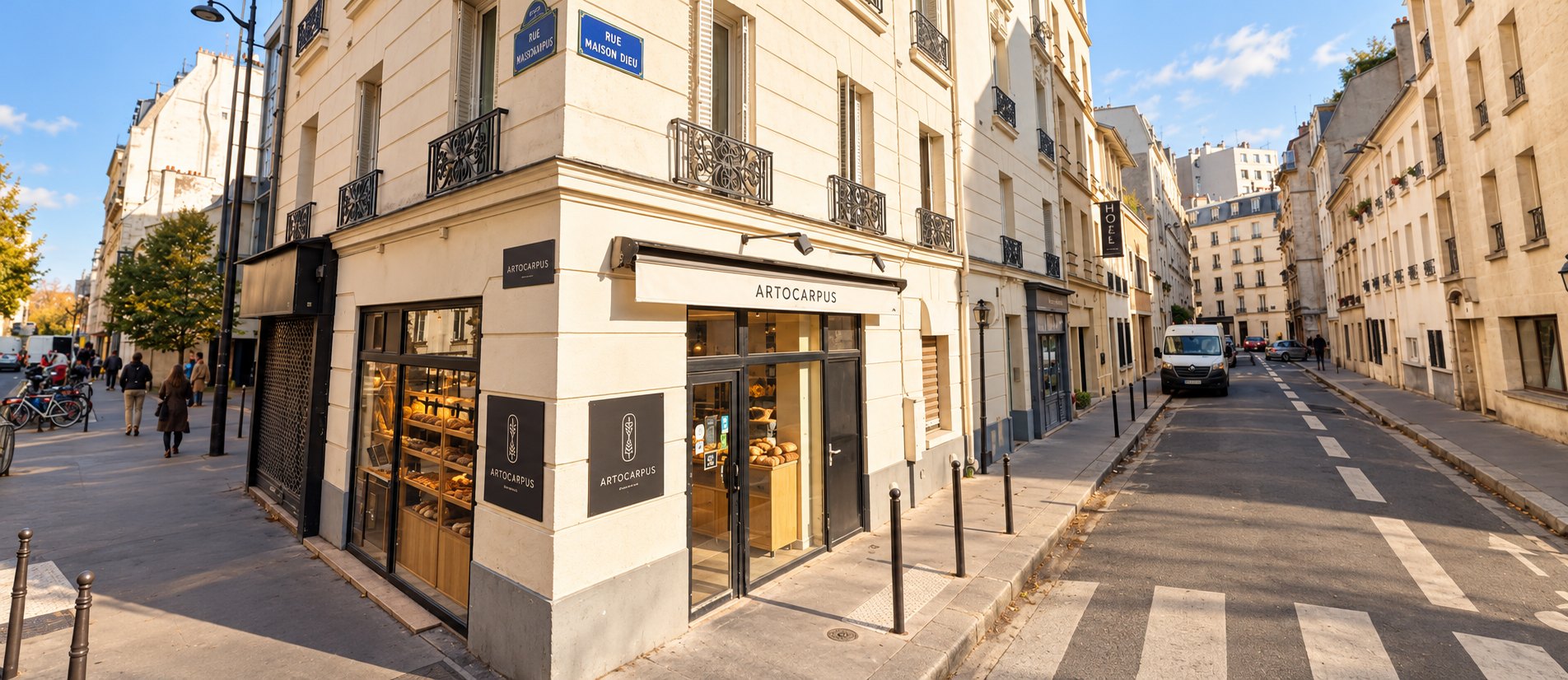 The bakery from the right angle