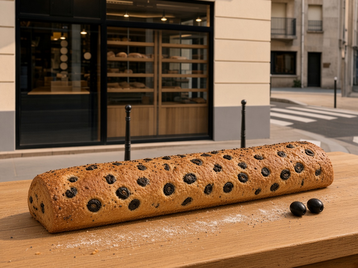 Bûche aux olives
